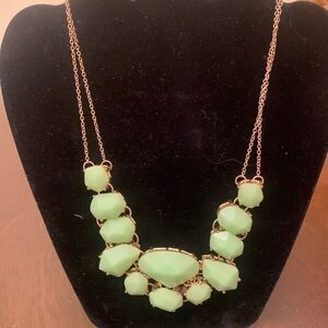 Green Statement Necklace